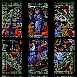 Fenster mit Darstellung des Heiligen Johannes